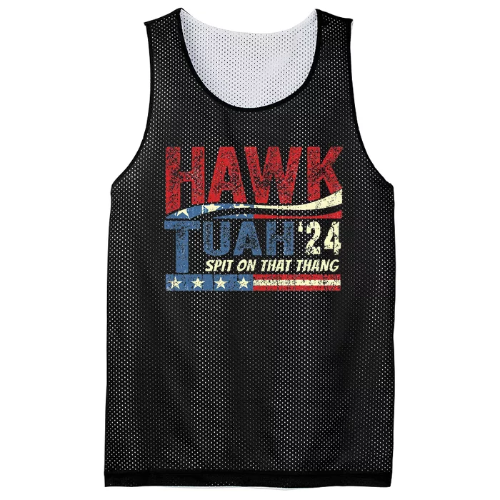 Hawk Tuah 24 Spit On That Thang Mesh Reversible Basketball Jersey Tank