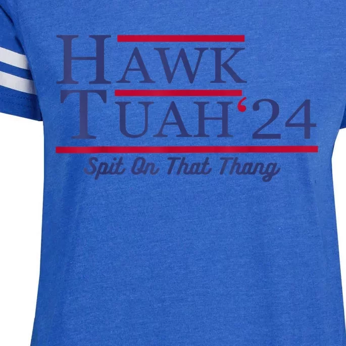 Hawk Tuah 24 Spit On That Thang Gift Enza Ladies Jersey Football T-Shirt