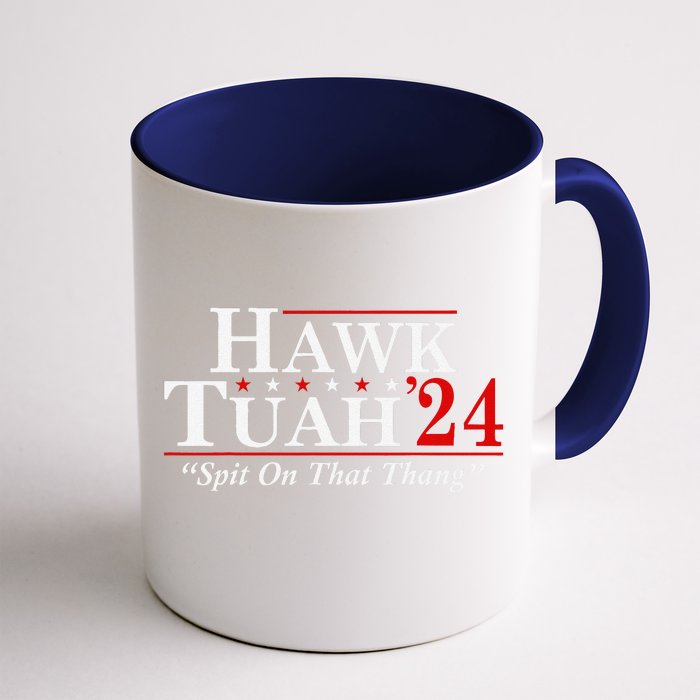 Hawk Tuah 24 Spit On That Thang Front & Back Coffee Mug