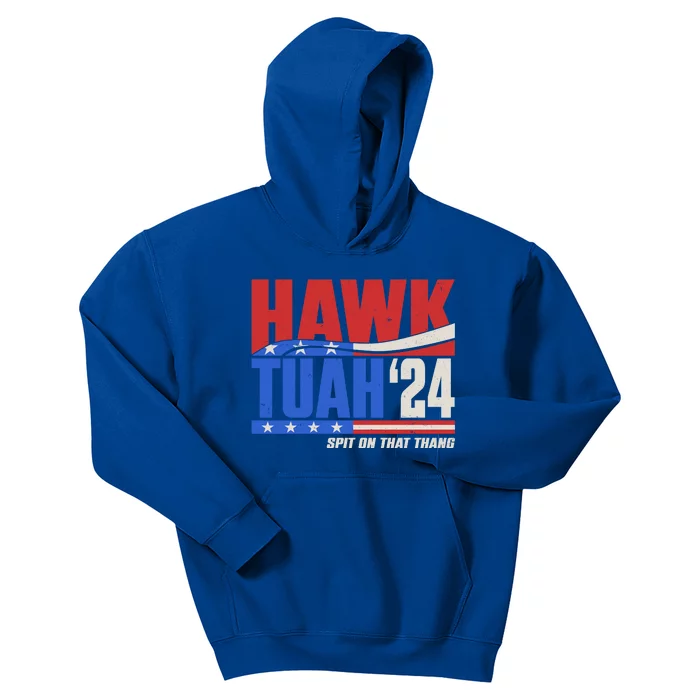 Hawk Tuah 2024 Spit On That Thang Kids Hoodie