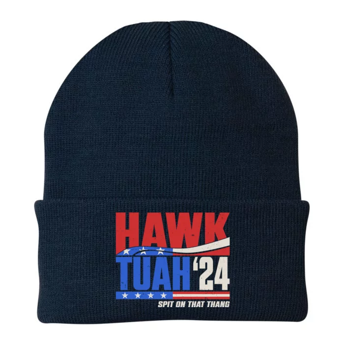 Hawk Tuah 2024 Spit On That Thang Knit Cap Winter Beanie