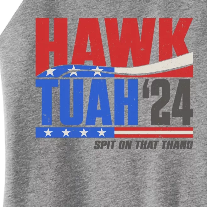 Hawk Tuah 2024 Spit On That Thang Women’s Perfect Tri Rocker Tank ...
