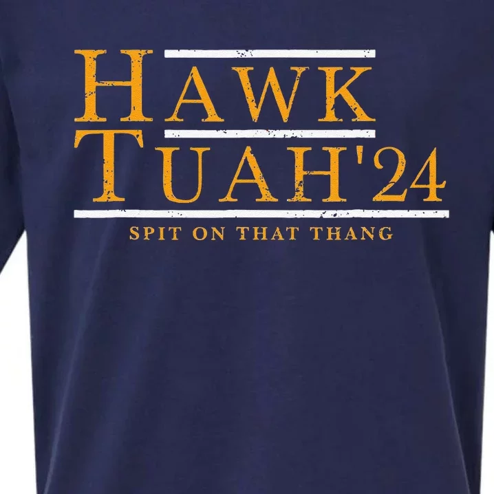 Hawk Tuah 24 Spit On That Thang Sueded Cloud Jersey T-Shirt