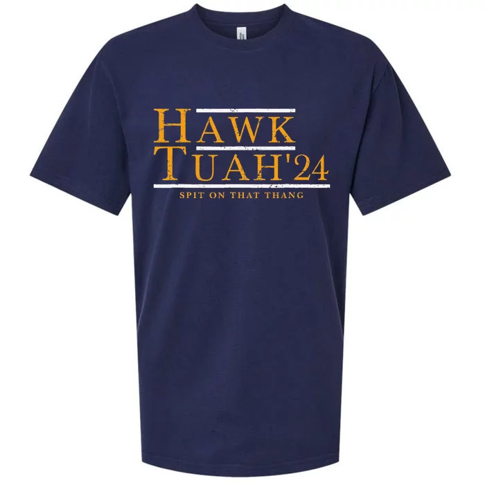 Hawk Tuah 24 Spit On That Thang Sueded Cloud Jersey T-Shirt