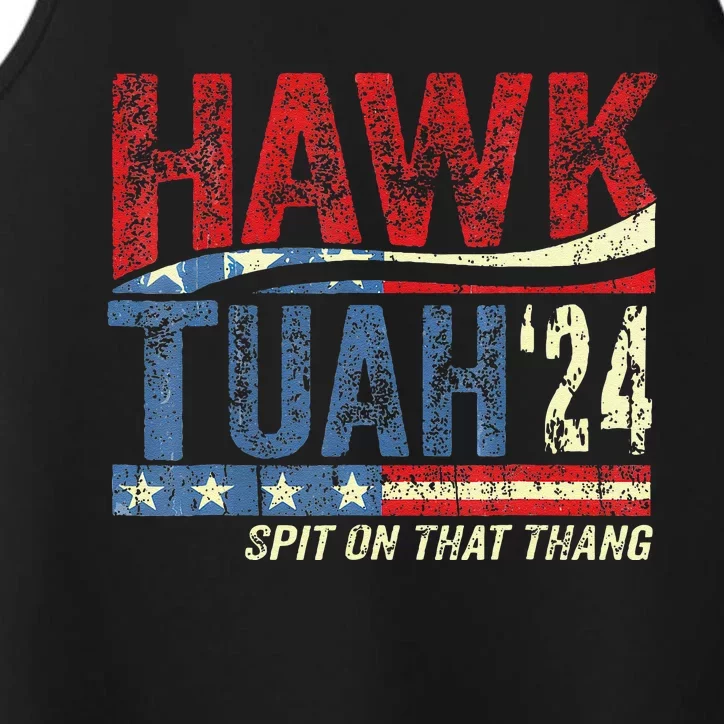 Hawk Tuah 24 Spit On That Thang Performance Tank