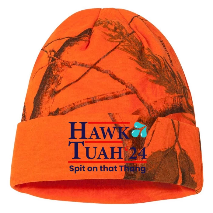 Hawk Tuah 24 Spit On That Thang Kati - 12in Camo Beanie