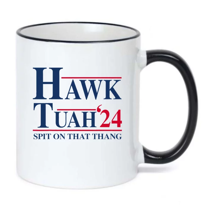 Hawk Tuah 24 Spit On That Thang Black Color Changing Mug