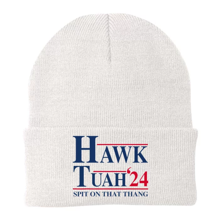 Hawk Tuah 24 Spit On That Thang Knit Cap Winter Beanie