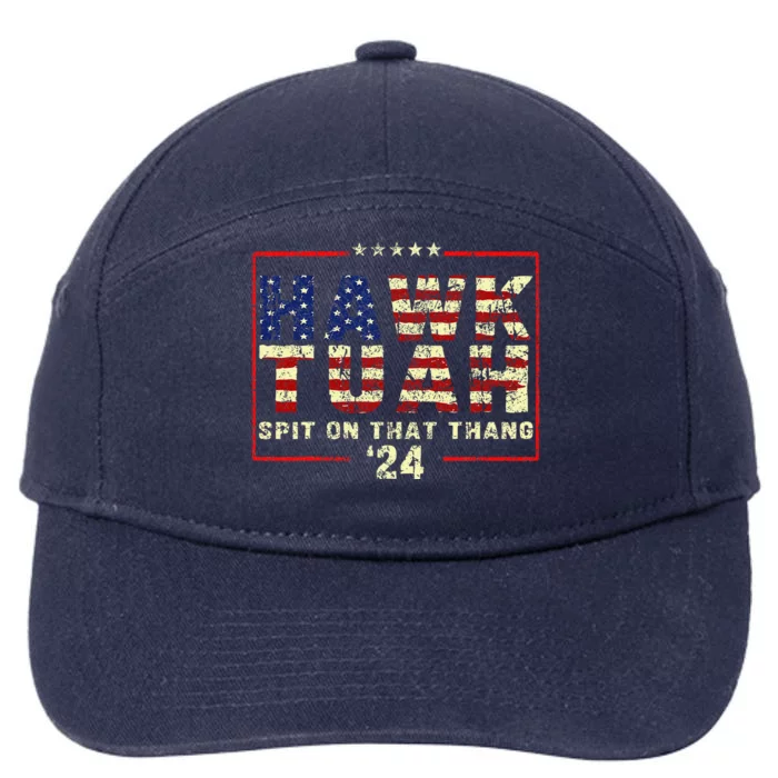 Hawk Tuah 24 Spit On That Thang 7-Panel Snapback Hat