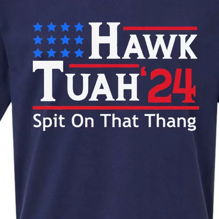 Hawk Tuah 24 Spit On That Thang Sueded Cloud Jersey T-Shirt