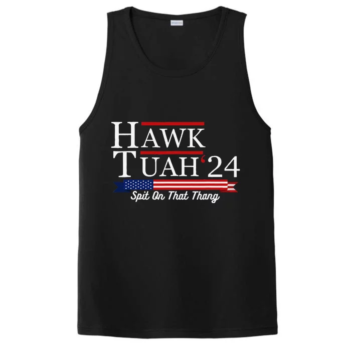 Hawk Tuah 24 Spit On That Thang Performance Tank