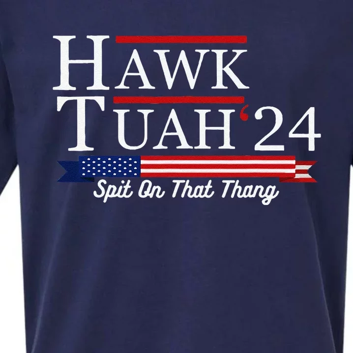 Hawk Tuah 24 Spit On That Thang Sueded Cloud Jersey T-Shirt