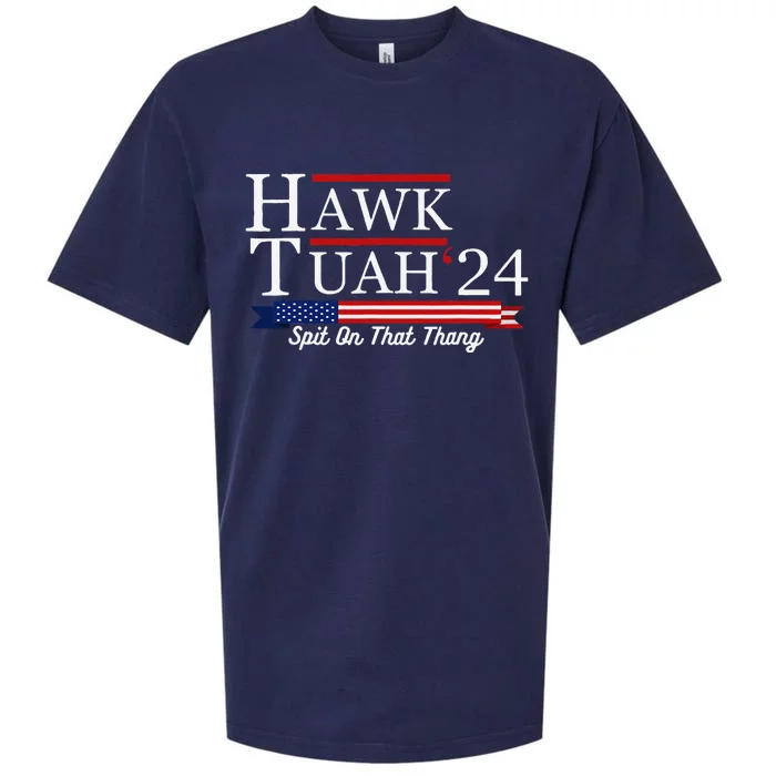 Hawk Tuah 24 Spit On That Thang Sueded Cloud Jersey T-Shirt