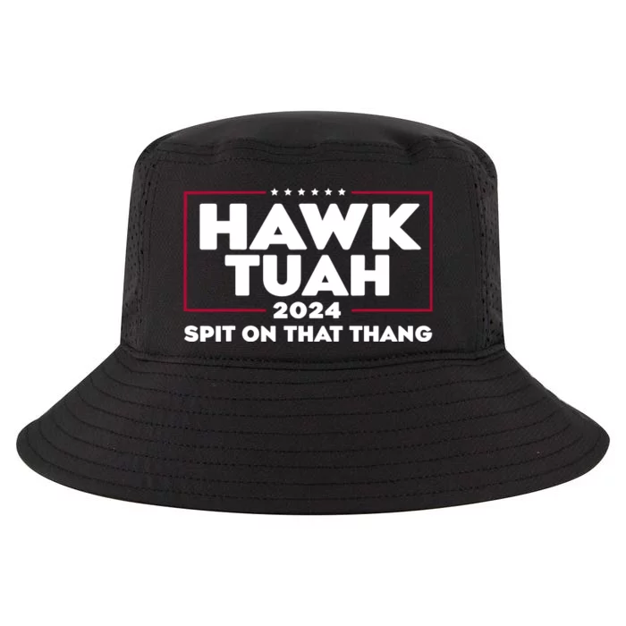 Hawk Tuah 24 Spit On That Thang Funny Saying Cool Comfort Performance Bucket Hat