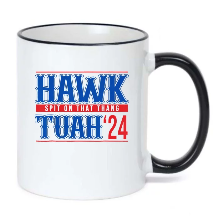 Hawk Tuah 24 Spit On That Thang Funny Sayings Black Color Changing Mug