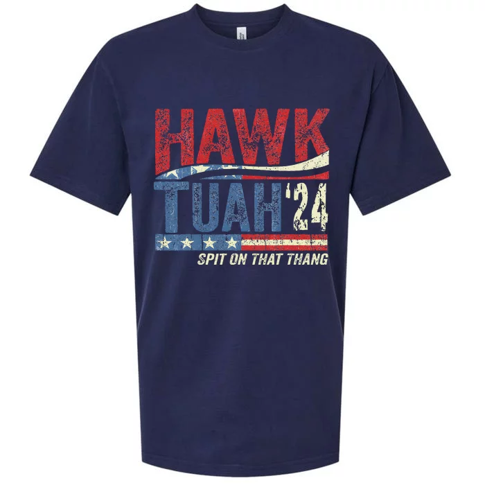 Hawk Tuah 24 Spit On That Thang Sueded Cloud Jersey T-Shirt