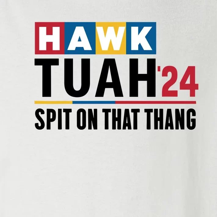 Hawk Tuah 24 Spit On That Thang Funny Saying Toddler Long Sleeve Shirt