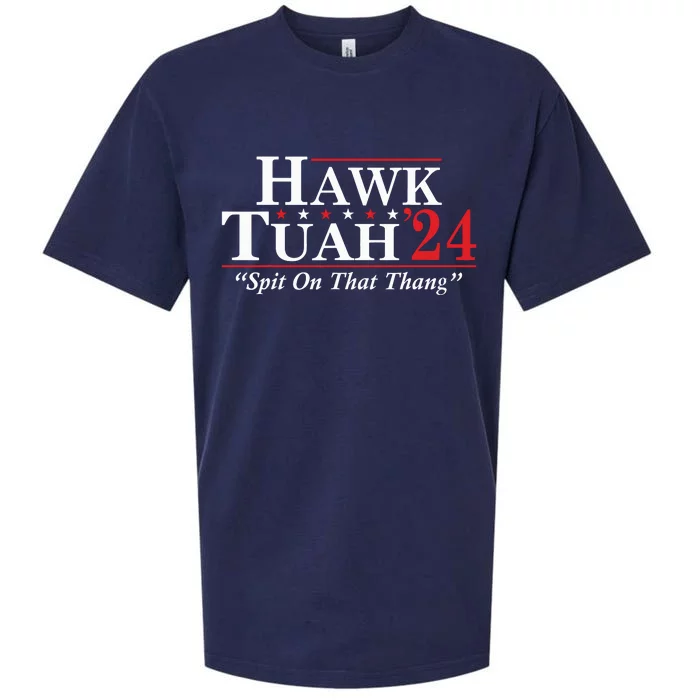 Hawk Tuah 24 Spit On That Thang Sueded Cloud Jersey T-Shirt