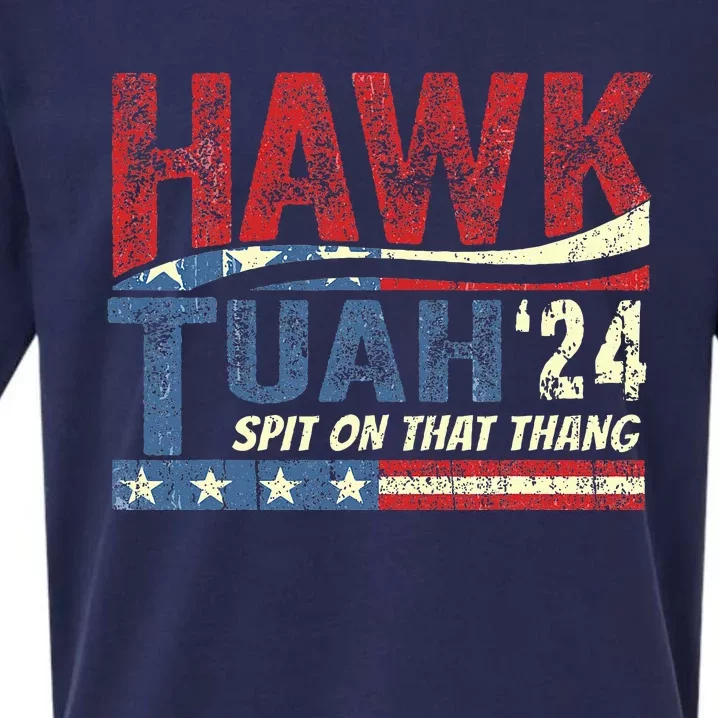 Hawk Tuah 24 Spit On That Thang Sueded Cloud Jersey T-Shirt