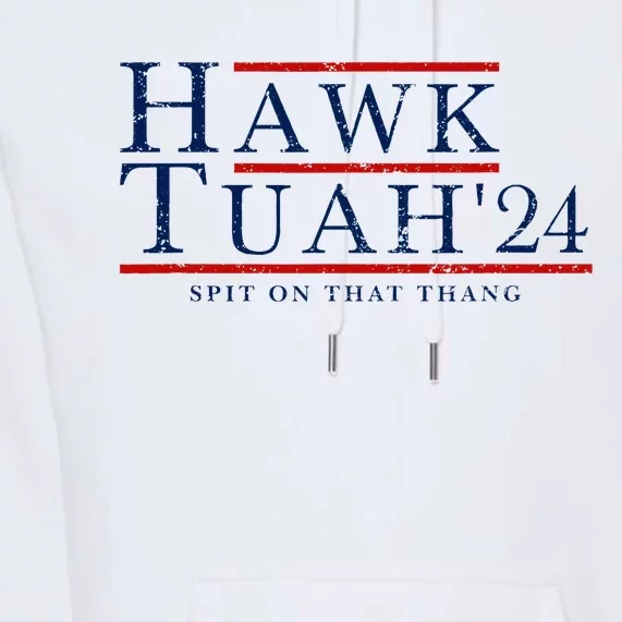 Hawk Tuah 24 Spit On That Thang Premium Hoodie