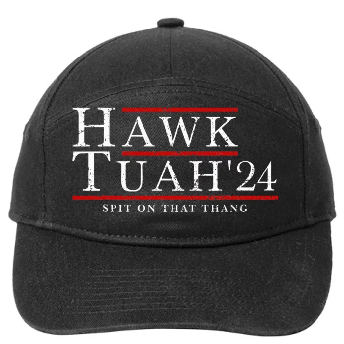 Hawk Tuah 24 Spit On That Thang 7-Panel Snapback Hat