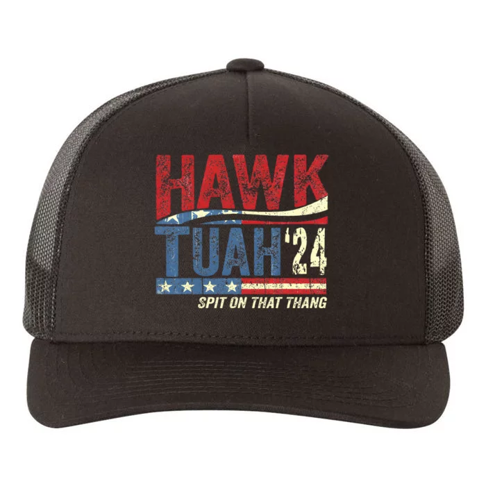 Hawk Tuah 24 Spit On That Thang Yupoong Adult 5-Panel Trucker Hat