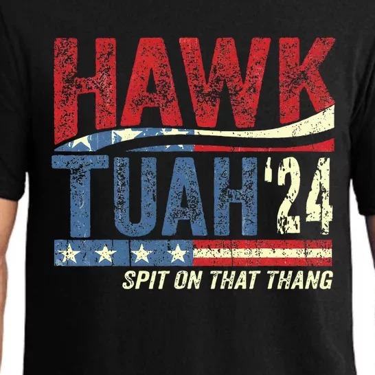 Hawk Tuah 24 Spit On That Thang Pajama Set