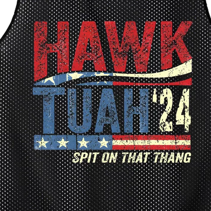 Hawk Tuah 24 Spit On That Thang Mesh Reversible Basketball Jersey Tank