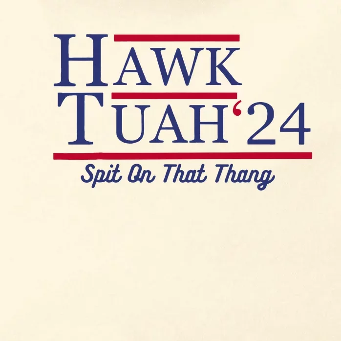 Hawk Tuah 24 Spit On That Thang Zip Tote Bag