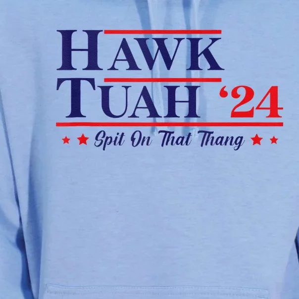 Hawk Tuah 24 Spit On That Thang Unisex Surf Hoodie