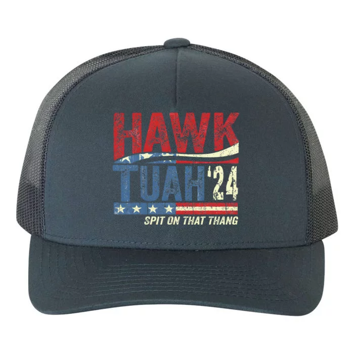 Hawk Tuah 24 Spit On That Thang Yupoong Adult 5-Panel Trucker Hat