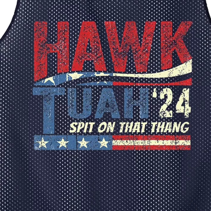 Hawk Tuah 24 Spit On That Thang Mesh Reversible Basketball Jersey Tank