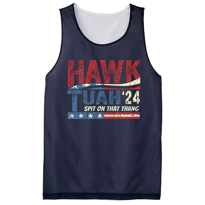 Hawk Tuah 24 Spit On That Thang Mesh Reversible Basketball Jersey Tank