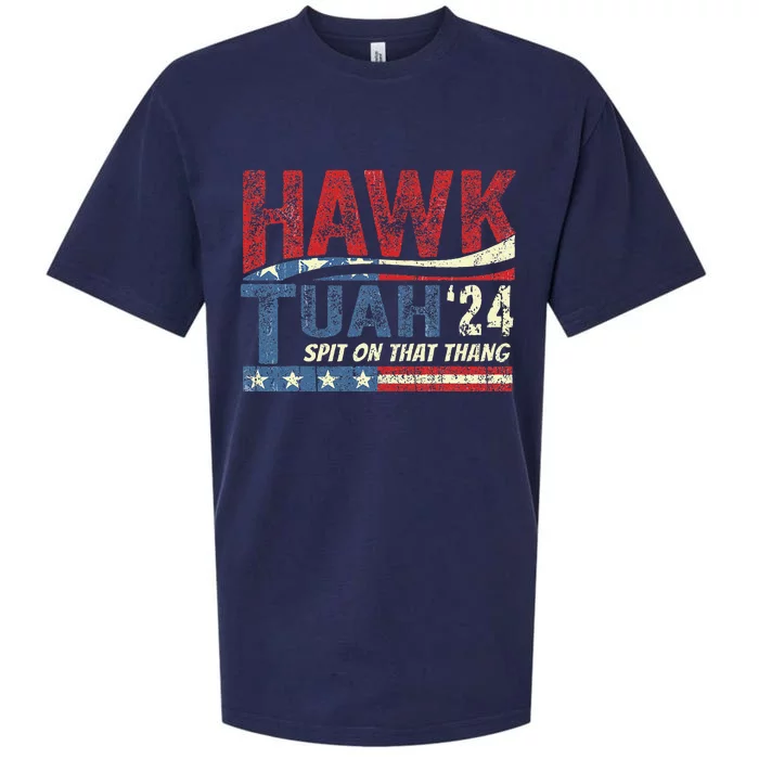 Hawk Tuah 24 Spit On That Thang Sueded Cloud Jersey T-Shirt