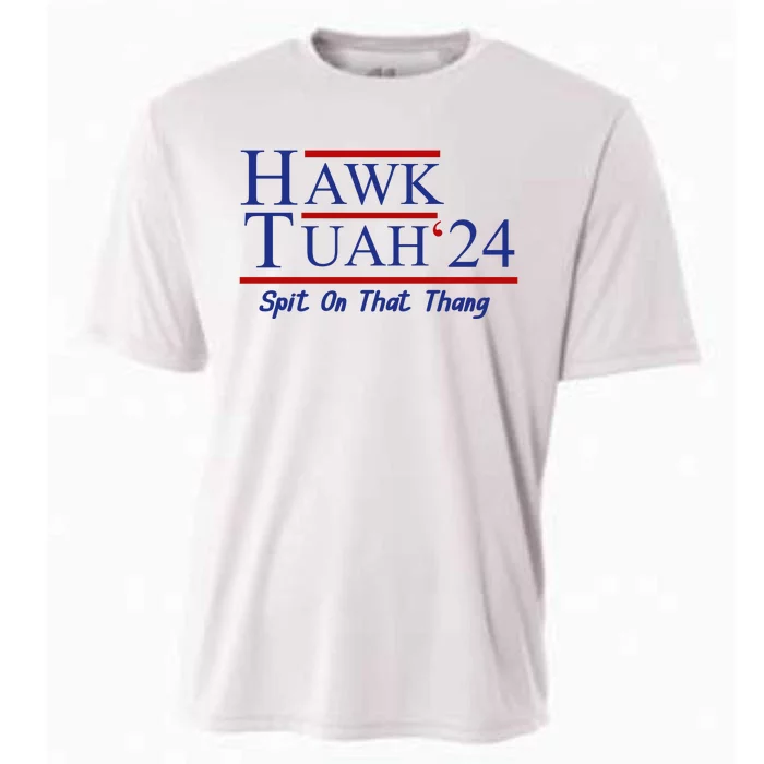 Hawk Tuah 24 Spit On That Thang Cooling Performance Crew T-Shirt