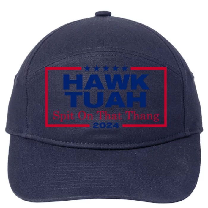 Hawk Tuah 24 Spit On That Thang 7-Panel Snapback Hat