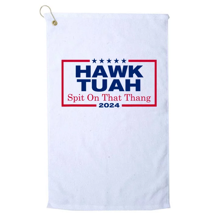 Hawk Tuah 24 Spit On That Thang Platinum Collection Golf Towel