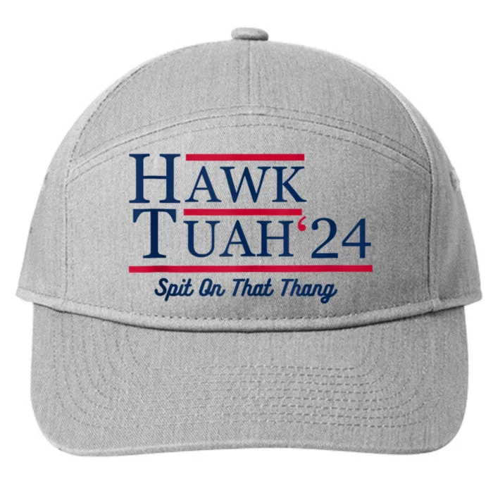 Hawk Tuah 24 Spit On That 7-Panel Snapback Hat