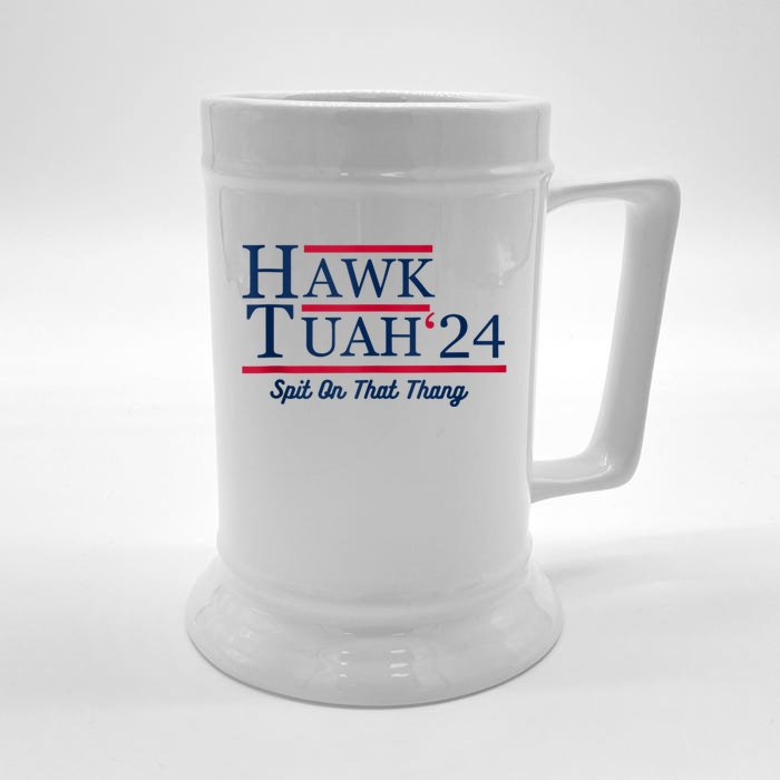 Hawk Tuah 24 Spit On That Front & Back Beer Stein