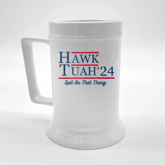 Hawk Tuah 24 Spit On That Front & Back Beer Stein