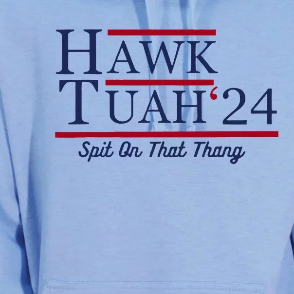 Hawk Tuah 24 Spit On That Thang Funny Saying Quote Unisex Surf Hoodie