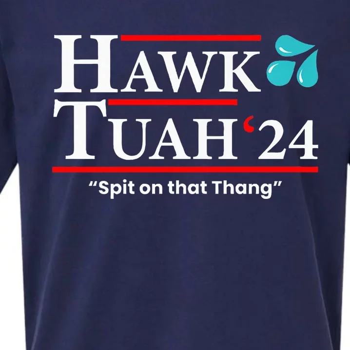 Hawk Tuah 24 Spit On That Thang Sueded Cloud Jersey T-Shirt