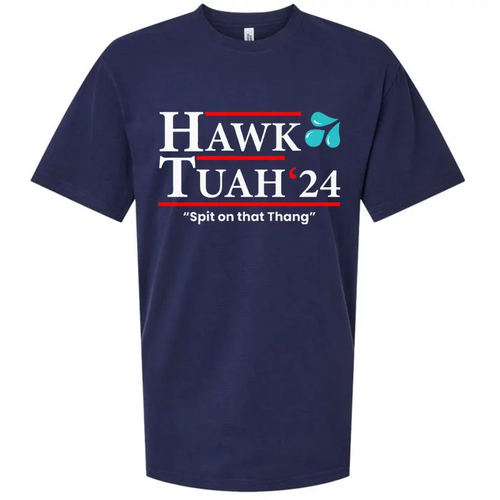 Hawk Tuah 24 Spit On That Thang Sueded Cloud Jersey T-Shirt