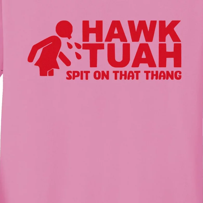 Hawk Tush 2024 Election Parody Kids Long Sleeve Shirt