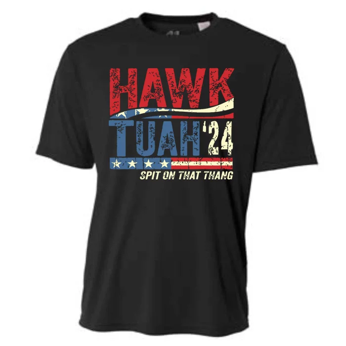 Hawk Tuah 24 Spit On That Thang Cooling Performance Crew T-Shirt