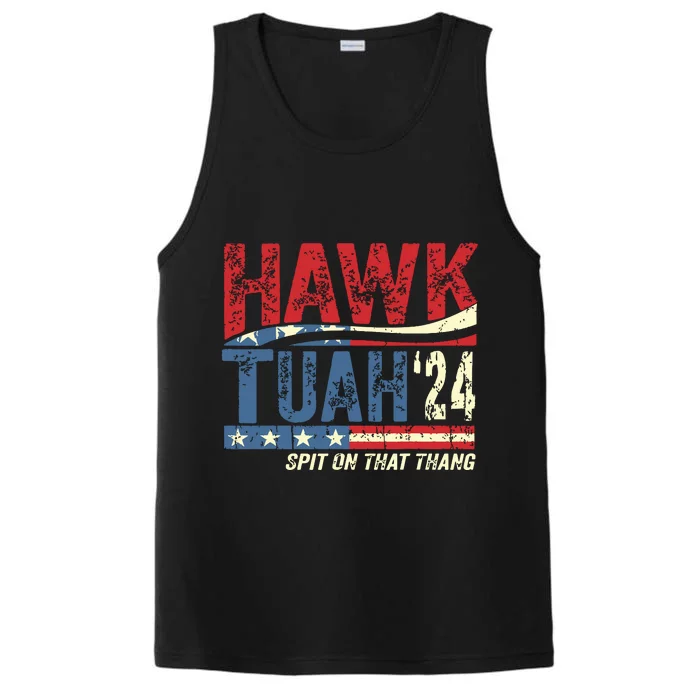 Hawk Tuah 24 Spit On That Thang Performance Tank