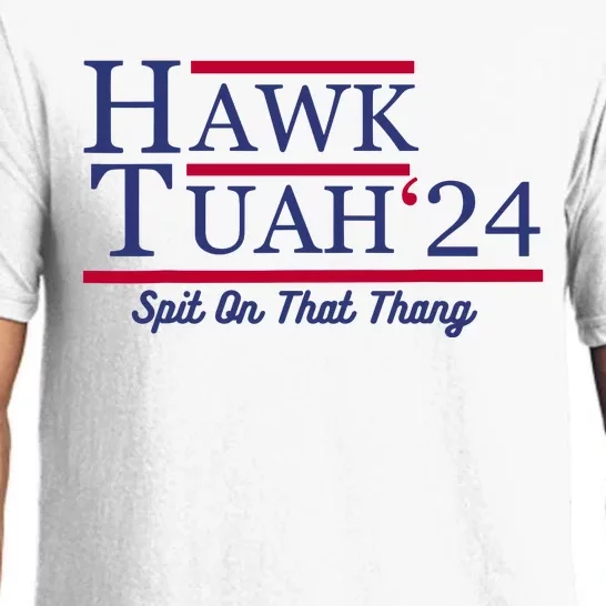 Hawk Tuah 24 Spit On That Thang Pajama Set