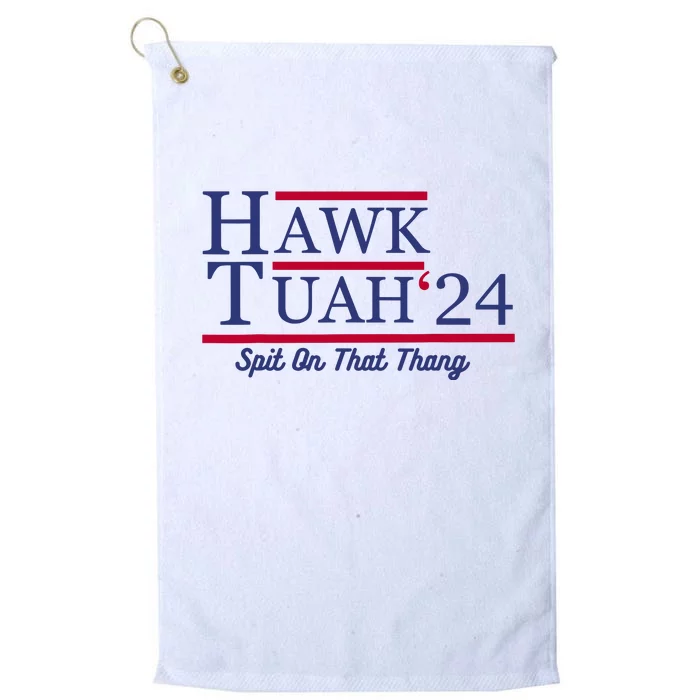 Hawk Tuah 24 Spit On That Thang Platinum Collection Golf Towel