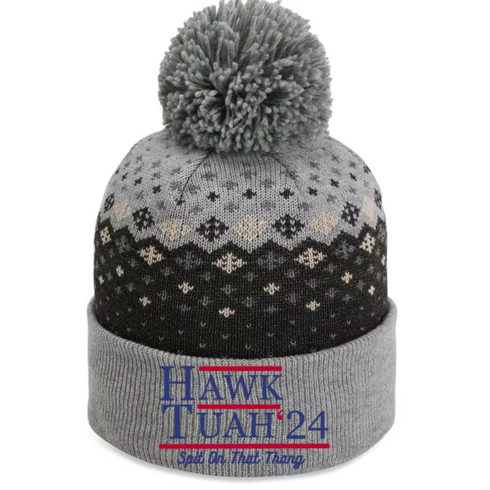 Hawk Tuah 24 Spit On That Thang The Baniff Cuffed Pom Beanie