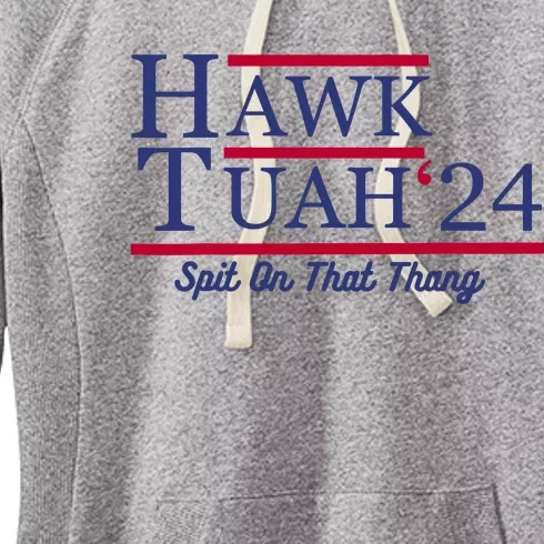 Hawk Tuah 24 Spit On That Thang Women's Fleece Hoodie